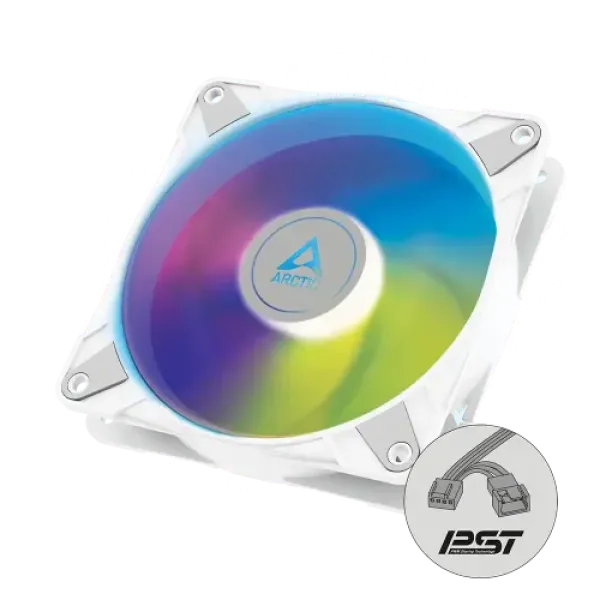 Arctic P14 PWM PST ARGB 140mm Casing Fan White